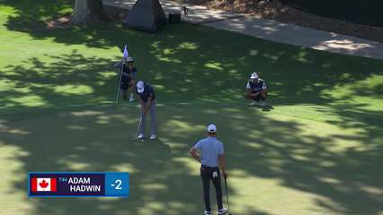 Adam Hadwin | Round 2 | 17th hole | Shot 3 | 2025 Procore