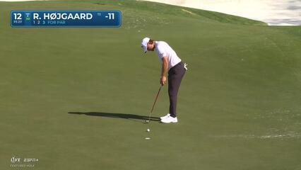 Rasmus Højgaard | Round 3 | 12th hole | Shot 3 | 2025 WM Phoenix Open