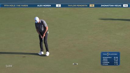 Taylor Pendrith | Round 2 | 17th hole | Shot 3 | 2026 THE PLAYERS