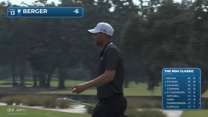 Daniel Berger | Round 2 | 4th hole | Shot 5 | 2025 The RSM Classic