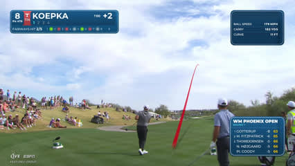 Brooks Koepka | Round 1 | 8th hole | Shot 1 | 2026 WM Phoenix Open