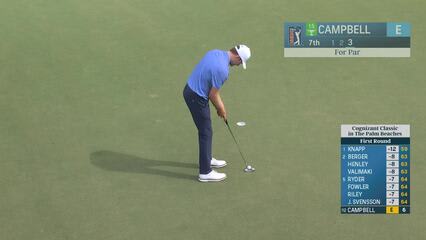 Brian Campbell | Round 1 | 7th hole | Shot 3 | 2025 Cognizant Classic