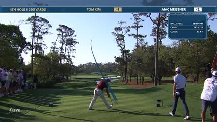 Tom Kim | Round 3 | 4th hole | Shot 1 | 2025 THE PLAYERS