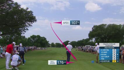 Scottie Scheffler | Round 3 | 14th hole | Shot 1 | 2025 Charles Schwab