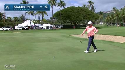 Robert MacIntyre | Round 1 | 8th hole | Shot 5 | 2026 Sony Open