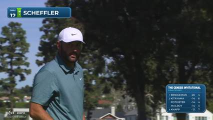 Scottie Scheffler | Round 4 | 12th hole | Shot 4 | 2026 The Genesis