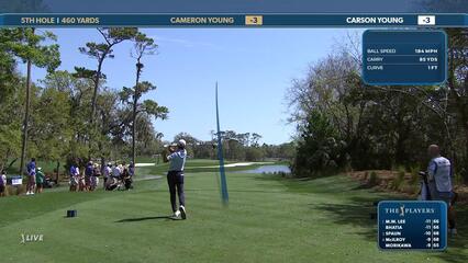 Cameron Young | Round 3 | 5th hole | Shot 1 | 2025 THE PLAYERS