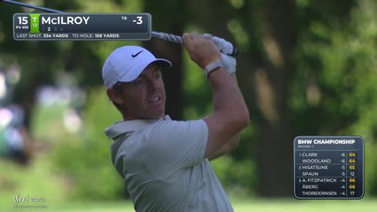 Rory McIlroy | Round 1 | 15th hole | Shot 2 | 2026 BMW Championship