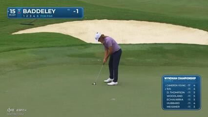 Aaron Baddeley | Round 3 | 15th hole | Shot 5 | 2025 Wyndham