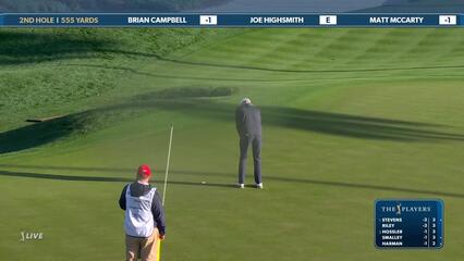 Brian Campbell | Round 1 | 2nd hole | Shot 5 | 2025 THE PLAYERS