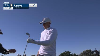 Ludvig Åberg | Round 1 | 2nd hole | Shot 2 | 2024 The RSM Classic