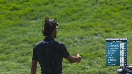 Akshay Bhatia | Round 1 | 18th hole | Shot 5 | 2026 Travelers