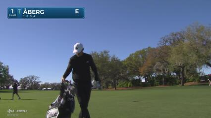 Ludvig Åberg | Round 1 | 1st hole | Shot 2 | 2025 Arnold Palmer