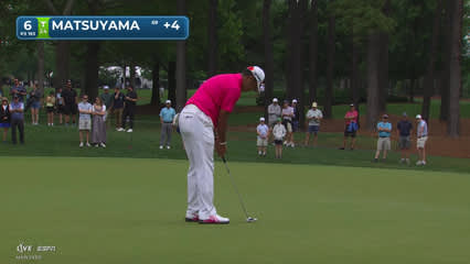 Hideki Matsuyama | Round 3 | 6th hole | Shot 4 | 2026 Truist Championship