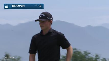 Blades Brown | Round 2 | 16th hole | Shot 5 | 2025 Mexico Open