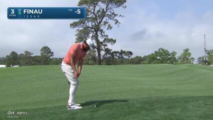 Tony Finau | Round 3 | 3rd hole | Shot 3 | 2025 Houston Open