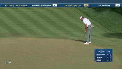 Harris English | Round 1 | 5th hole | Shot 4 | 2026 THE PLAYERS