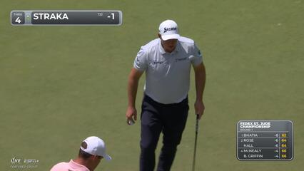 Sepp Straka | Round 1 | 4th hole | Shot 3 | 2025 FedEx St. Jude