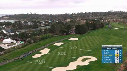 Ryo Hisatsune | Round 3 | 2nd hole | Shot 1 | 2026 AT&T Pebble Beach