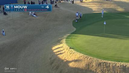 William Mouw | Round 2 | 16th hole | Shot 10 | 2025 The American Express