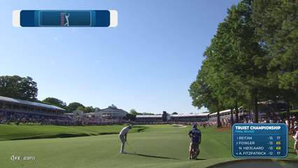Kristoffer Reitan | Round 4 | 18th hole | Shot 2 | 2026 Truist Championship