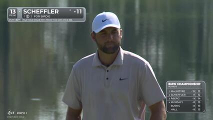 Scottie Scheffler | Round 3 | 13th hole | Shot 3 | 2025 BMW Championship