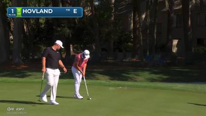 Viktor Hovland | Round 1 | 1st hole | Shot 4 | 2026 RBC Heritage
