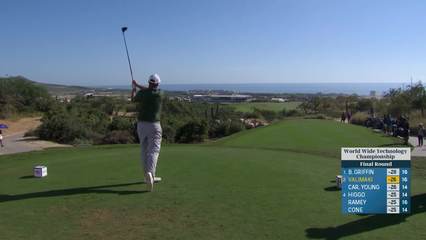 Sami Valimaki | Round 4 | 17th hole | Shot 1 | 2025 World Wide Technology