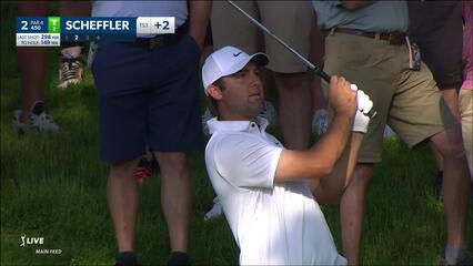 Scottie Scheffler | 2023 the Memorial | Round 3 | 2nd hole | Shot 2