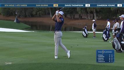 Sam Burns | Round 2 | 5th hole | Shot 2 | 2026 THE PLAYERS