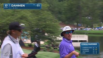 Joel Dahmen | Round 4 | 17th hole | Shot 1 | 2025 Wyndham
