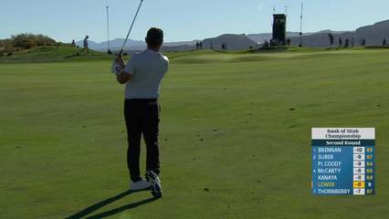 Justin Lower | Round 2 | 10th hole | Shot 2 | 2025 Bank of Utah