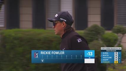 Rickie Fowler | Round 3 | 1st hole | Shot 5 | 2026 AT&T Pebble Beach