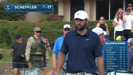 Scottie Scheffler | Round 3 | 7th hole | Shot 1 | 2026 The American Express