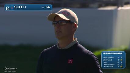 Adam Scott | Round 2 | 14th hole | Shot 5 | 2025 Valspar