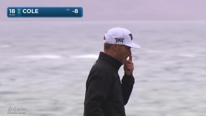 Eric Cole | Round 3 | 18th hole | Shot 5 | 2025 AT&T Pebble Beach