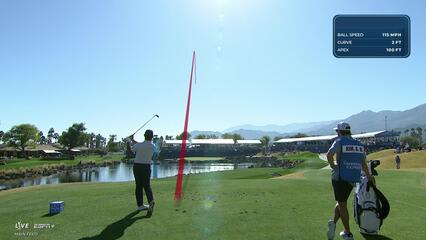 Si Woo Kim | Round 4 | 17th hole | Shot 1 | 2025 The American Express