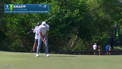Jake Knapp | Round 4 | 7th hole | Shot 3 | 2026 Texas Children's