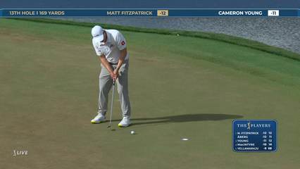 Matt Fitzpatrick | Round 4 | 13th hole | Shot 2 | 2026 THE PLAYERS