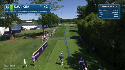 Si Woo Kim | Round 4 | 14th hole | Shot 1 | 2026 Truist Championship