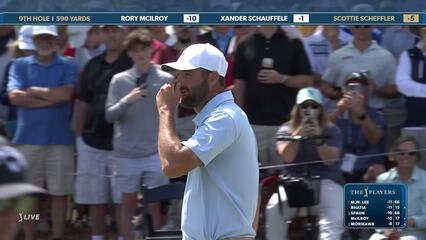 Scottie Scheffler | Round 2 | 9th hole | Shot 5 | 2025 THE PLAYERS
