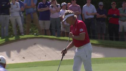 Bernhard Langer | Round 3 | 8th hole | Shot 3 | 2025 Dominion