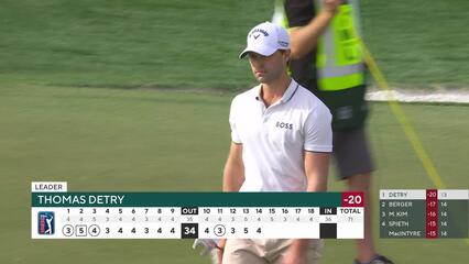 Thomas Detry | Round 4 | 14th hole | Shot 4 | 2025 WM Phoenix Open