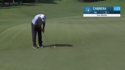 Ángel Cabrera | Round 4 | 1st hole | Shot 3 | 2025 Tradition