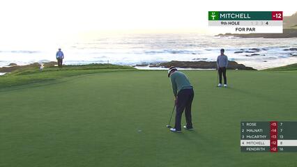 Keith Mitchell | 2023 AT&T Pebble Beach | Round 4 | 9th hole | Shot 4