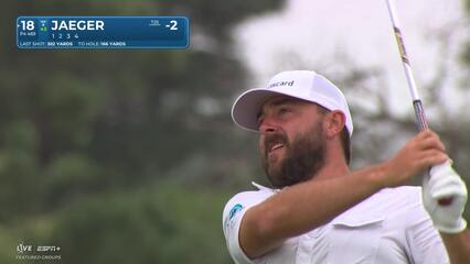 Stephan Jaeger | Round 2 | 18th hole | Shot 2 | 2025 Houston Open
