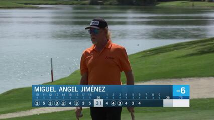 Miguel Angel Jiménez | Round 2 | 6th hole | Shot 4 | 2025 Galleri Classic
