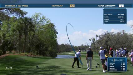 Rico Hoey | Round 3 | 14th hole | Shot 1 | 2025 THE PLAYERS