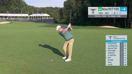 Robert MacIntyre | Round 1 | 15th hole | Shot 2 | 2025 BMW Championship