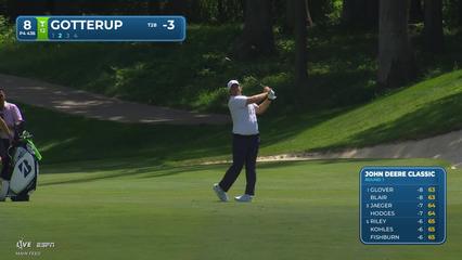 Chris Gotterup | Round 1 | 8th hole | Shot 2 | 2026 John Deere